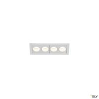 SLV Led inbouwlampMilandos 4-lichts 4x160 lumen wit - 1005410 - thumbnail
