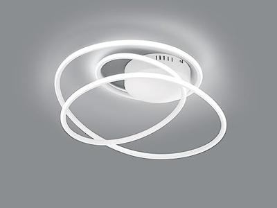 Trio Led plafondlampBologna wit - R67051131