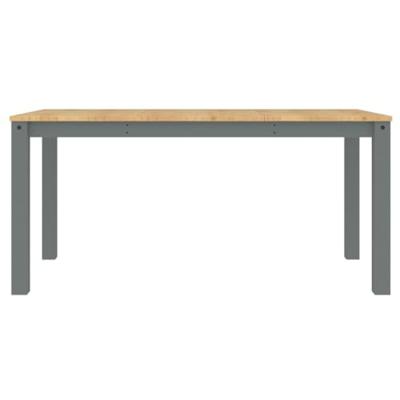 Eettafel Panama 160x80x75 cm massief grenenhout grijs Eettafel Panama 160x80x75 cm massief grenenhout grijs