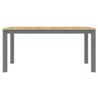 Eettafel Panama 160x80x75 cm massief grenenhout grijs - thumbnail