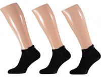 Xtreme Fitness Sneakersokken 3-pack Zwart-35/38 - thumbnail