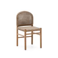 Kave Home Tuinstoel 'Tavira' Teakhout en touw - thumbnail