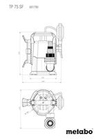 Metabo 601790000 TP 75 SF Dompelpomp voor schoon water - thumbnail