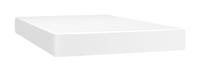Boxspring met matras kunstleer wit 140x190 cm - thumbnail