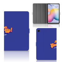 Samsung Galaxy Tab S6 Lite | S6 Lite (2022) Tablet Hoesje met naam Never Give Up - thumbnail
