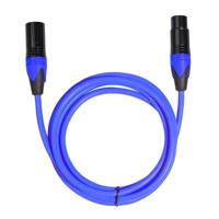 XRL male naar Female microfoon mixer audio kabel lengte: 1M (blauw) - thumbnail