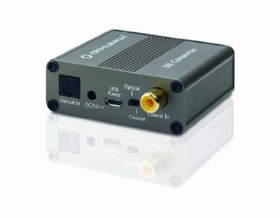 Oehlbach DA Converter, digitale analoge converter, digitale coaxiale en digitale optische ingang