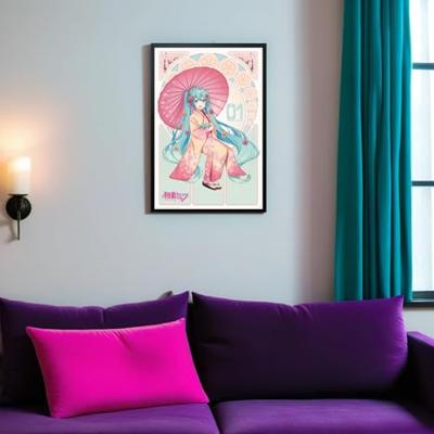 Poster Hatsune Miku - Sakura Kimono 61x91,5cm Poster Hatsune Miku - Sakura Kimono 61x91,5cm