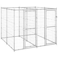 Hondenkennel 4,84 m² gegalvaniseerd staal - thumbnail