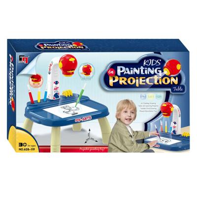 Teken Projectietafel Blauw Teken Projectietafel Blauw