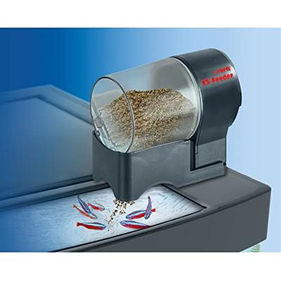 sera XS-Feeder Betrouwbare voederautomaat voor eenvoudige en snelle installatie op of op het aquarium, zwart