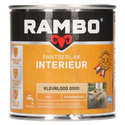 Pantserlak interieur mat 000 0,25l Rambo - Rambo Pantserlak interieur mat 000 0,25l Rambo - Rambo