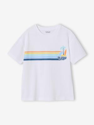 T-shirt jongen "California" wit