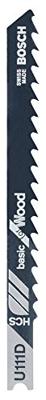 Bosch Professional U111D Decoupeerzaagblad Basic for Wood VE=3 - 2608637559