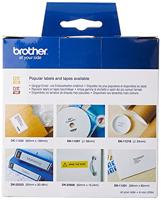 Brother DK-11204 Rol met etiketten 54 x 17 mm Papier Wit 400 stuk(s) Permanent hechtend DK11204 Adresetiketten - thumbnail