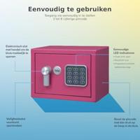 Yale YSV/170/DB2/P Vrijstaande kluis 3,8 l Staal Roze - thumbnail