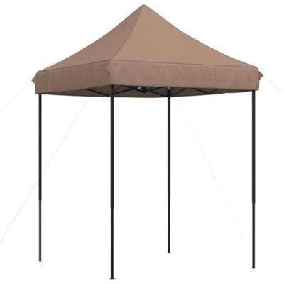 VidaXL Partytent inklapbaar pop-up 200x200x306 cm bruin - thumbnail