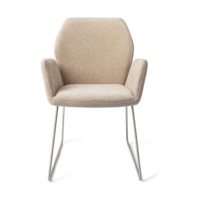 Jesper Home Misaki eetkamerstoel Funky Fudge slide steel