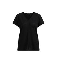 WE Fashion T-shirt zwart - thumbnail