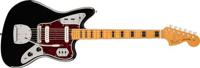 Fender Vintera II 70s Jaguar MN Black elektrische gitaar met deluxe gigbag - thumbnail
