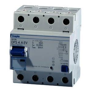 Doepke 09134818 DFS4 040-4/0,03-EV 4polig 40/0,03A Aardlekschakelaar A 4-polig 40 A 0.03 A 400 V Doepke 09134818 DFS4 040-4/0,03-EV 4polig 40/0,03A Aardlekschakelaar A 4-polig 40 A 0.03 A 400 V