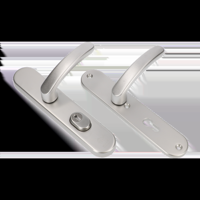 AMI Veiligheidsbeslag 378 Rotaveer 250/50/15 Kt92 /Profielcilinder 92 F1 Deurdikte 38/42 Mm. - 656521 - thumbnail