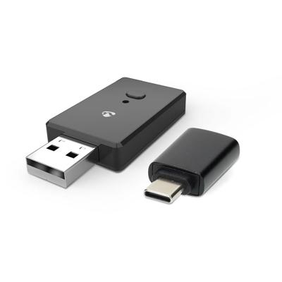 Wireless Car Audio Adapter | Android Auto / Apple Carplay | AAC / SBC | Black