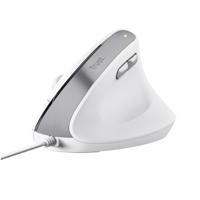 Trust BAYO II ERGONOMIC Muis Kabelgebonden Optisch Wit 6 Toetsen 2400 dpi Geïntegreerd scrollwiel - thumbnail