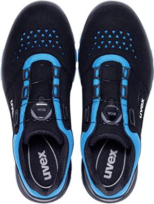 uvex 9558 9558241 Lage veiligheidsschoenen S1P Schoenmaat (EU): 41 Zwart/blauw 1 paar
