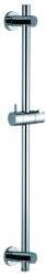 Wiesbaden chroom glijstang met wateruitgang rond 660 mm