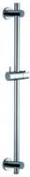 Wiesbaden chroom glijstang met wateruitgang rond 660 mm - thumbnail