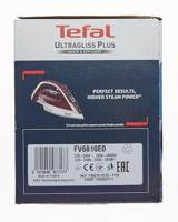Tefal FV6810 Ultragliss Plus Stoomstrijkijzer Rood/Zilver - thumbnail