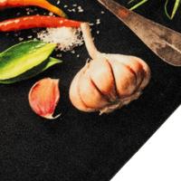 Keukenmat wasbaar kruidenprint 60x300 cm fluweel - thumbnail