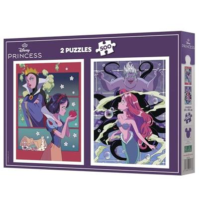 Puzzel - EDUCA - Disney Schurken & Prinsessen - 2x500 stukjes