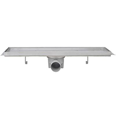 VidaXL Doucheputje rechthoekig 530x140mm roestvrij staal