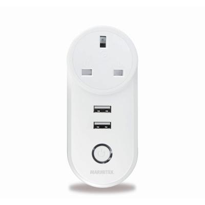 Power SI - Slimme stekker - Energiemeter - 2x USB - 15A