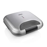 Princess 127003 Sandwichmaker Zwart/Zilver - thumbnail