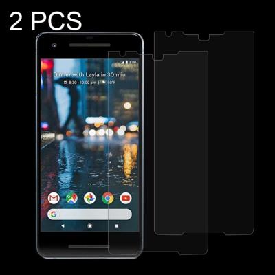2 stuks voor Google Pixel 2 0 26 mm 9H oppervlaktehardheid 2.5D explosieveilige gehard glas scherm Film