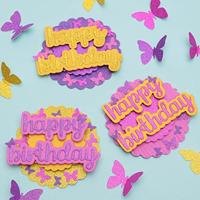 Florence • glitter papier en cardstock set 216g a4 10x light pink/hydrangea - thumbnail