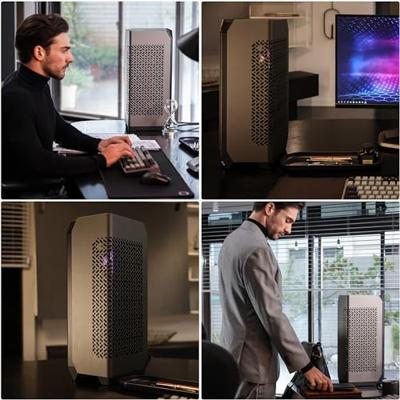 ATX Semi-toren BehuizingCooler Master NCORE 100 MAX Grijs