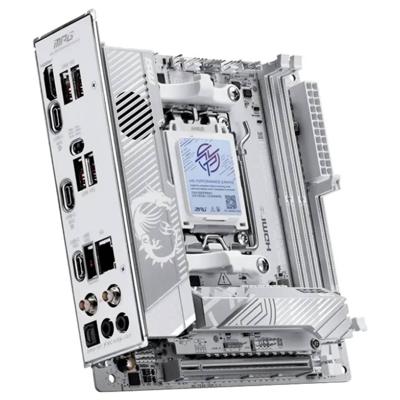 MSI MPG X870I EDGE TI EVO WIFI Moederbord Socket AMD AM5 Vormfactor ITX Moederbord chipset AMD® X870