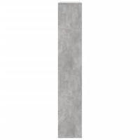 Kamerscherm 100x33x187,5 cm bewerkt hout betongrijs - thumbnail