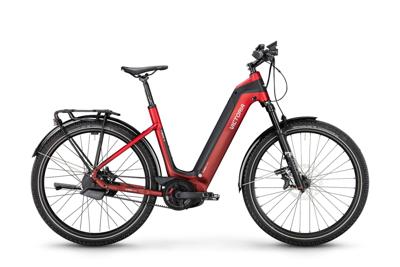 VICTORIA elektrische suv "fybron 5" (#1) ebike vict.fybron 5 28/56 env. wave inferno red
