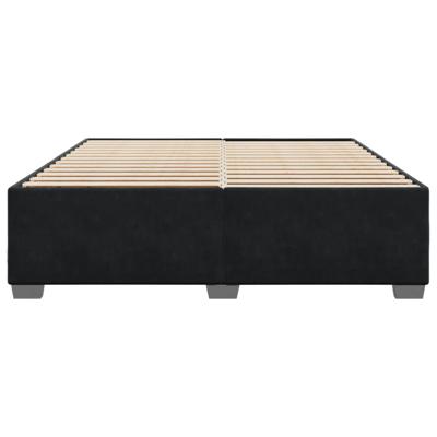 Bedframe zonder matras 180x200 cm fluweel zwart