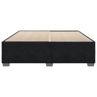 Bedframe zonder matras 180x200 cm fluweel zwart - thumbnail