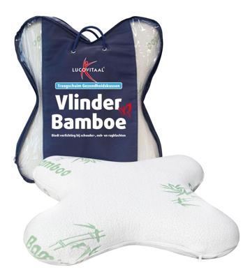 Lucovitaal Vlinder Bamboe Gezondheidskussen Lucovitaal Vlinder Bamboe Gezondheidskussen