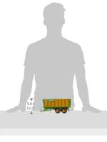 SIKU Joskin 2-assige aanhanger - thumbnail