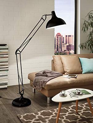 Eglo Design vloer leeslampBorgillo zwart - 94698