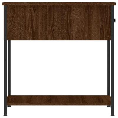 Nachtkastjes 2 st 30x60x60 cm bewerkt hout bruineikenkleurig