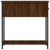 Nachtkastjes 2 st 30x60x60 cm bewerkt hout bruineikenkleurig - thumbnail